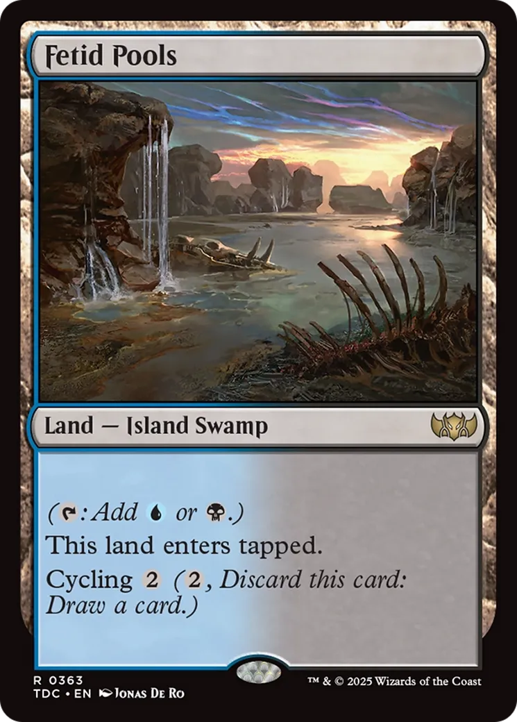 Bassins fétides — Tarkir: Dragonstorm Commander — Magic: The Gathering