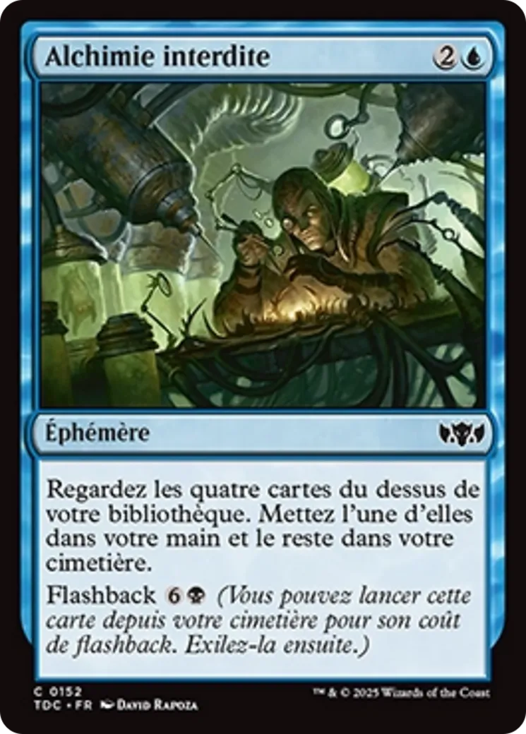 Alchimie interdite — Tarkir: Dragonstorm Commander — Magic: The Gathering
