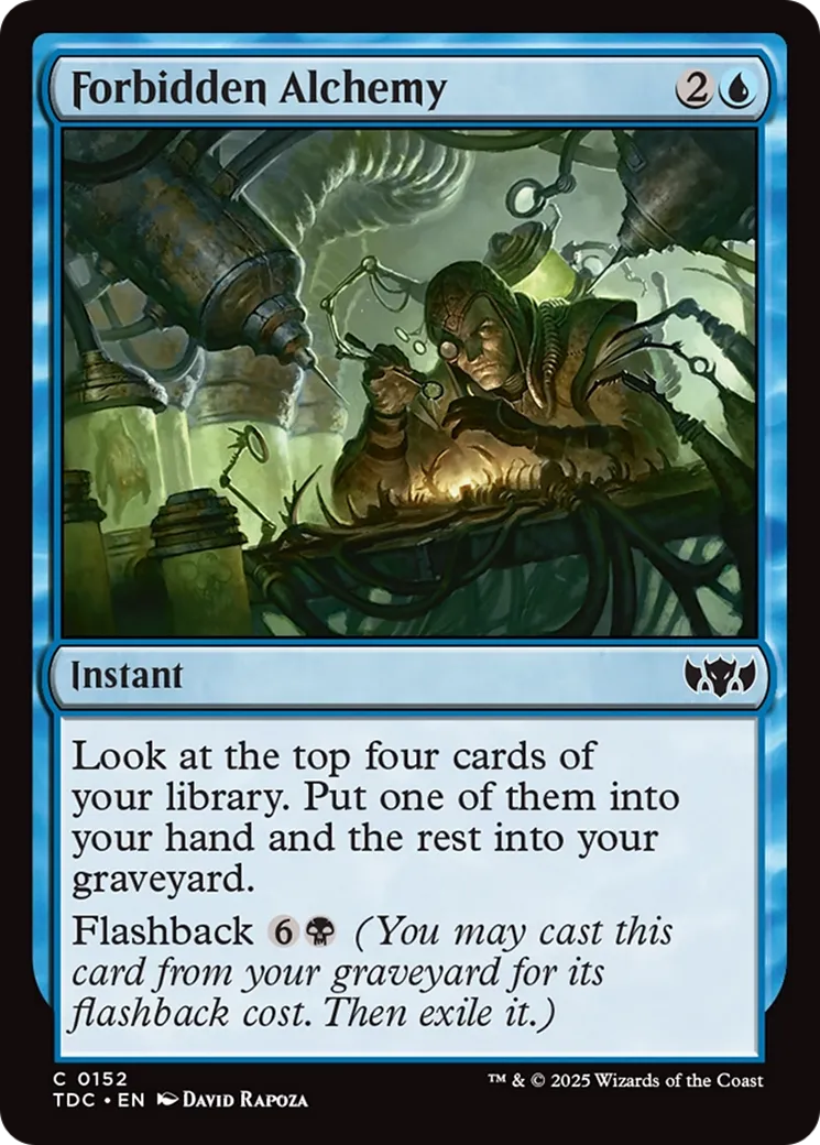 Forbidden Alchemy — Tarkir: Dragonstorm Commander — Magic: The Gathering