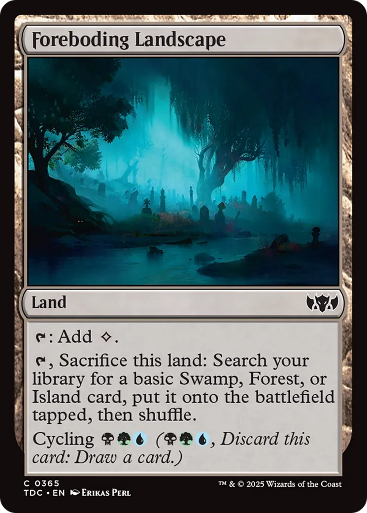Paysage angoissant — Tarkir: Dragonstorm Commander — Magic: The Gathering