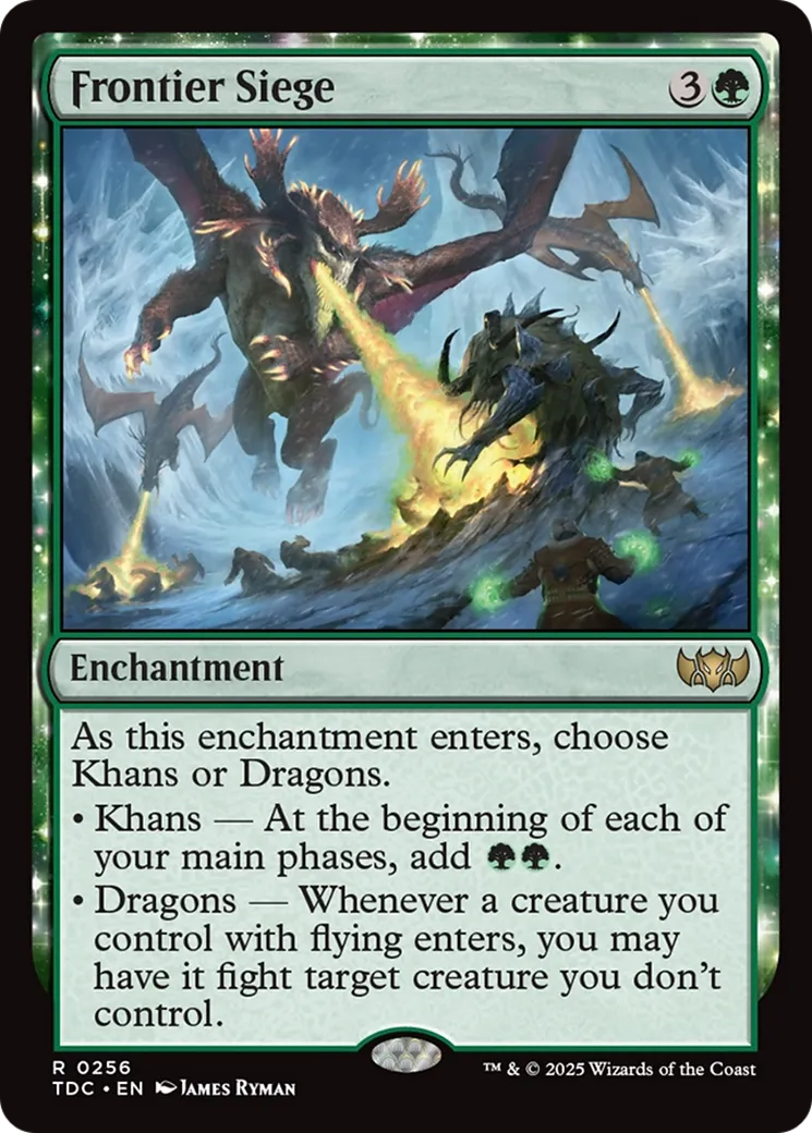 Frontier Siege — Tarkir: Dragonstorm Commander — Magic: The Gathering