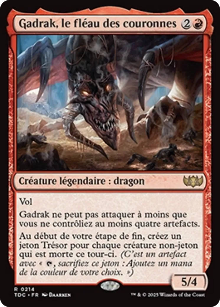 Gadrak, le fléau des couronnes — Tarkir: Dragonstorm Commander — Magic: The Gathering