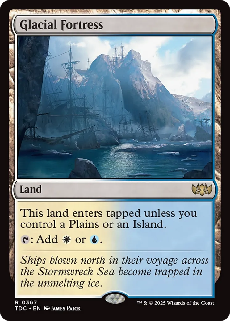 Forteresse glaciaire — Tarkir: Dragonstorm Commander — Magic: The Gathering