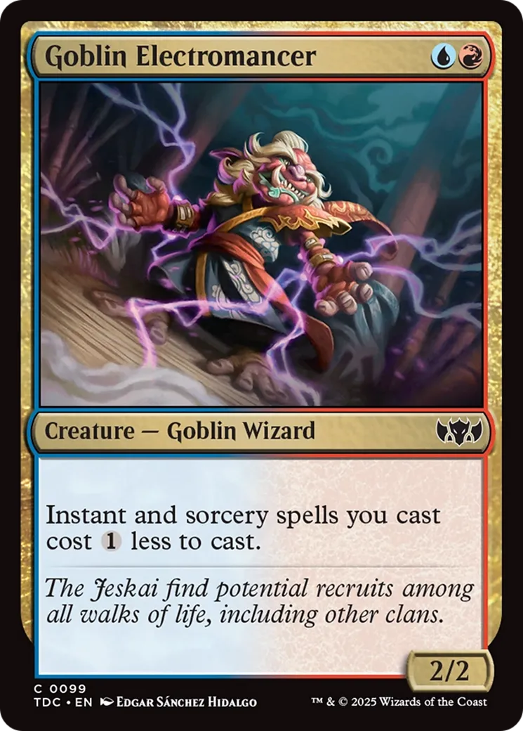 Électromancien gobelin — Tarkir: Dragonstorm Commander — Magic: The Gathering