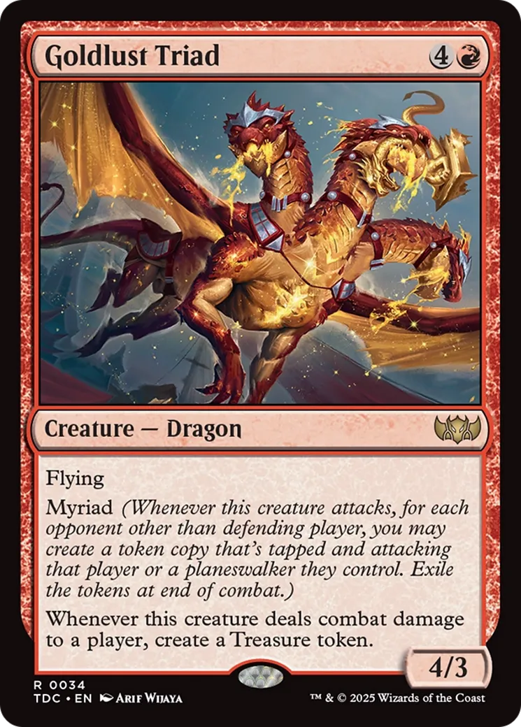 Triade convoite-or — Tarkir: Dragonstorm Commander — Magic: The Gathering