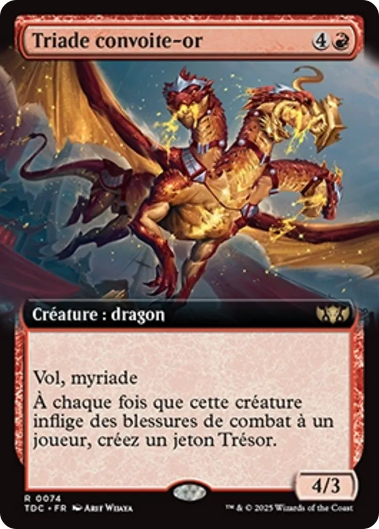 Triade convoite-or — Tarkir: Dragonstorm Commander — Magic: The Gathering