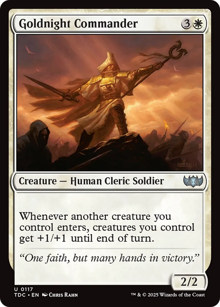 Goldnight Commander — Tarkir: Dragonstorm Commander — Magic: The Gathering
