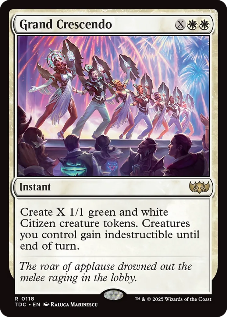 Grand Crescendo — Tarkir: Dragonstorm Commander — Magic: The Gathering