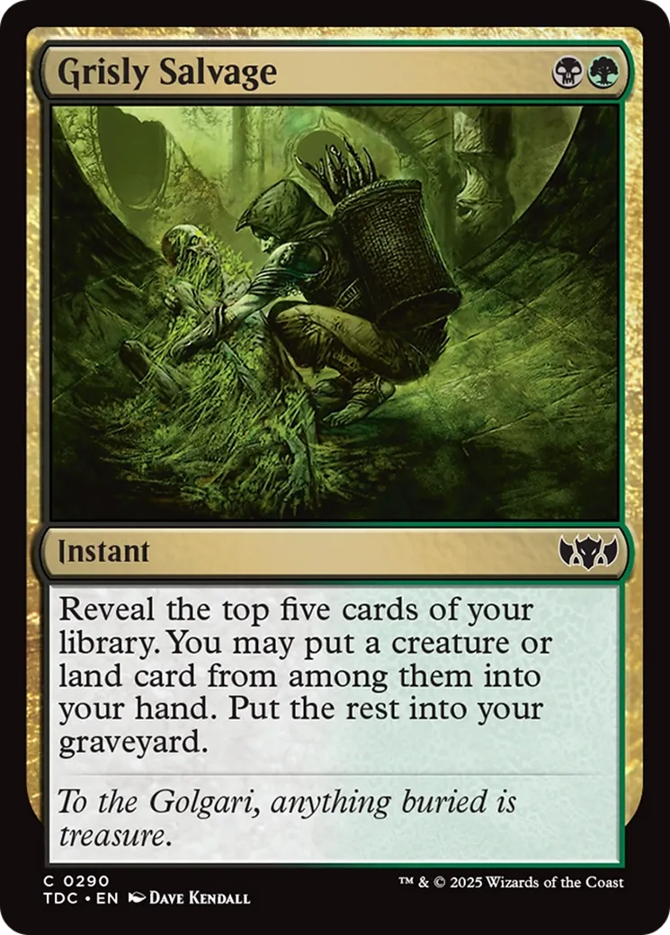 Horrible récupération — Tarkir: Dragonstorm Commander — Magic: The Gathering