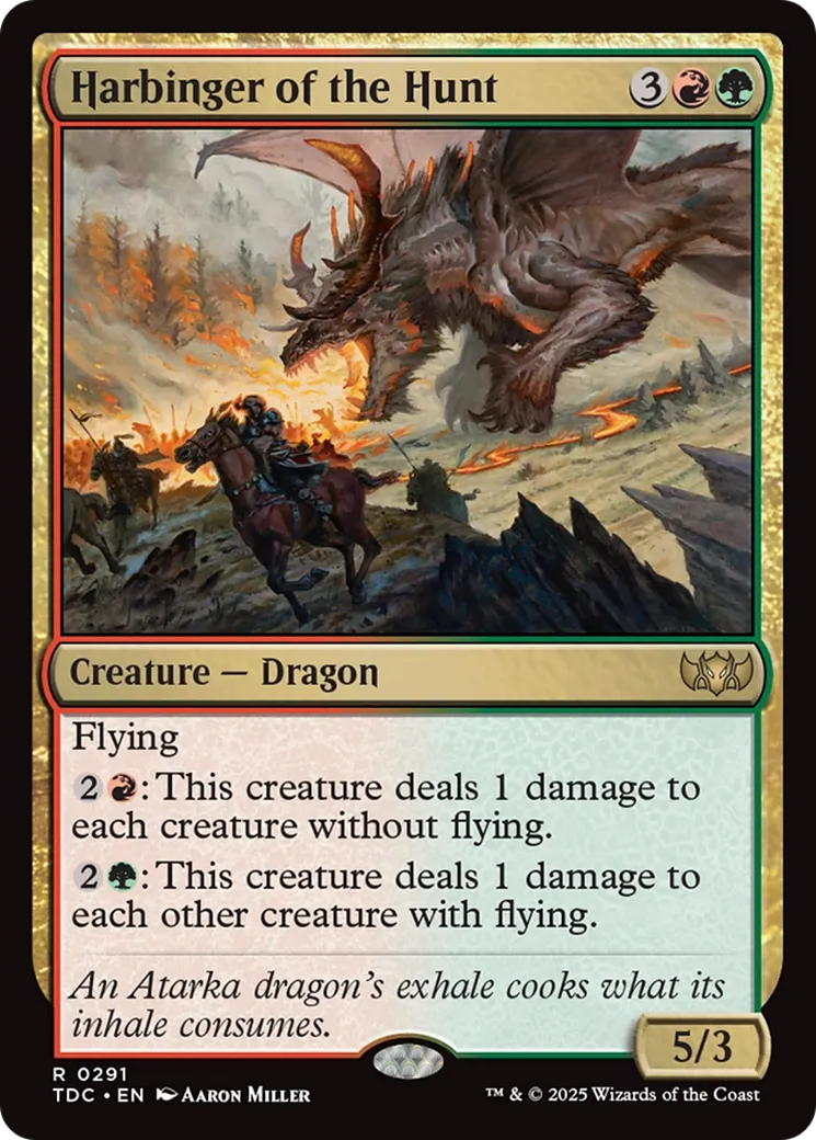 Annonciateur de la chasse — Tarkir: Dragonstorm Commander — Magic: The Gathering