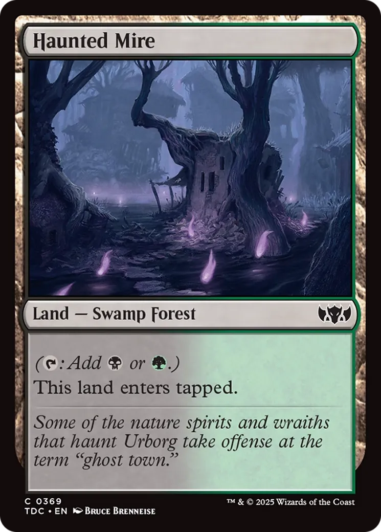 Haunted Mire — Tarkir: Dragonstorm Commander — Magic: The Gathering