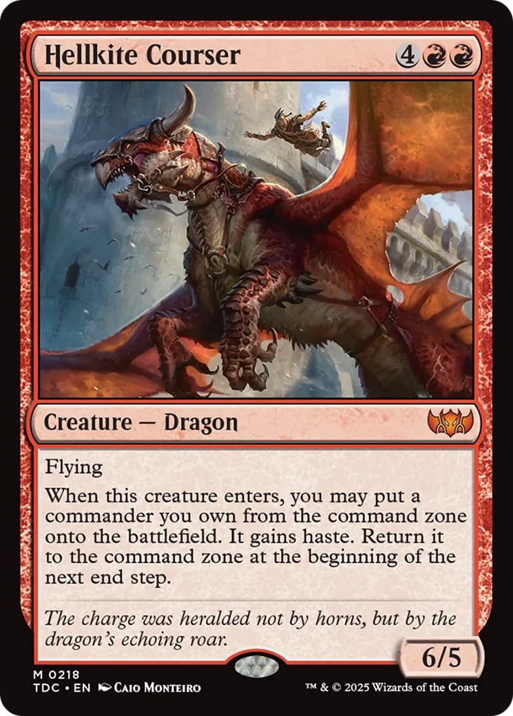Hellkite Courser — Tarkir: Dragonstorm Commander — Magic: The Gathering