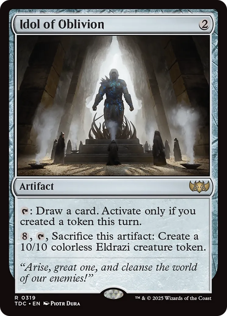 Idole de l'oubli — Tarkir: Dragonstorm Commander — Magic: The Gathering