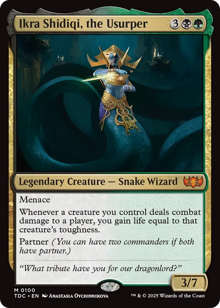 Ikra Shidiqi, the Usurper — Tarkir: Dragonstorm Commander — Magic: The Gathering