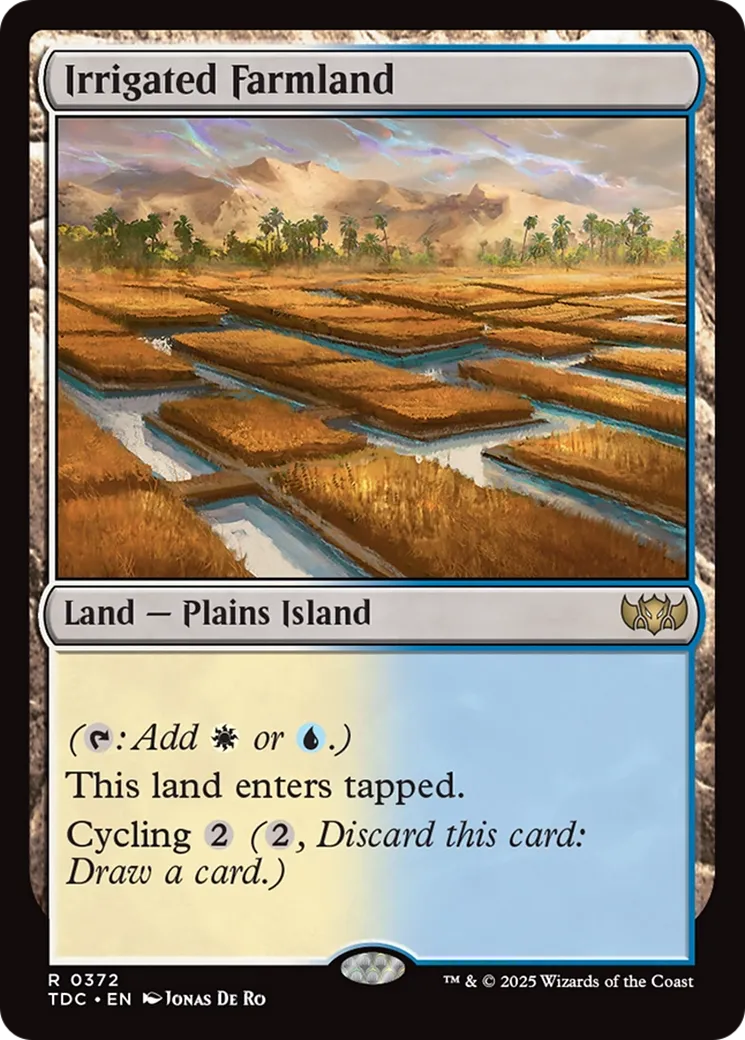 Terres arables irriguées — Tarkir: Dragonstorm Commander — Magic: The Gathering