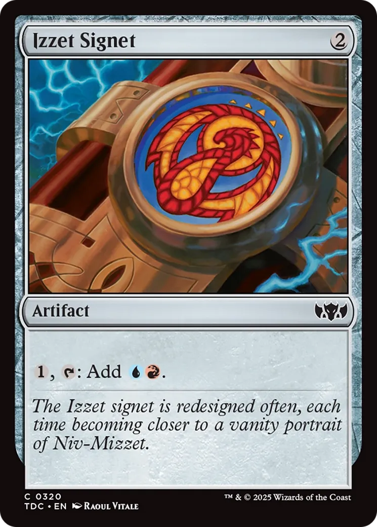 Cachet d'Izzet — Tarkir: Dragonstorm Commander — Magic: The Gathering