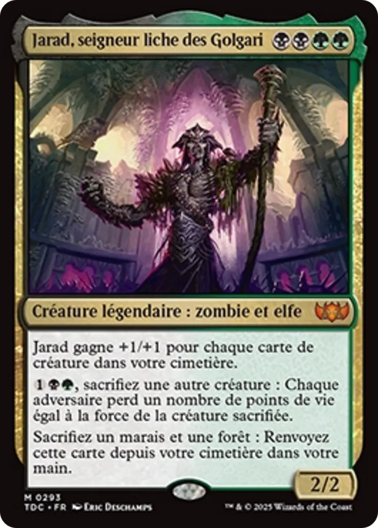 Jarad, seigneur liche des Golgari — Tarkir: Dragonstorm Commander — Magic: The Gathering