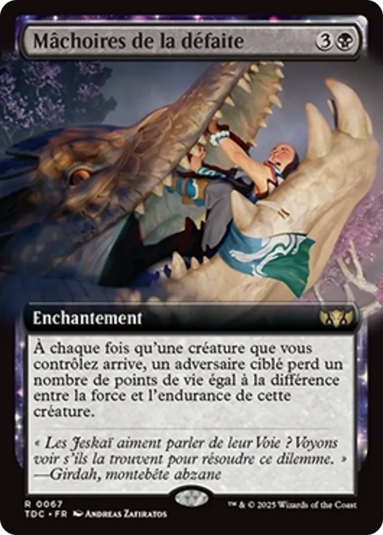 Mâchoires de la défaite — Tarkir: Dragonstorm Commander — Magic: The Gathering