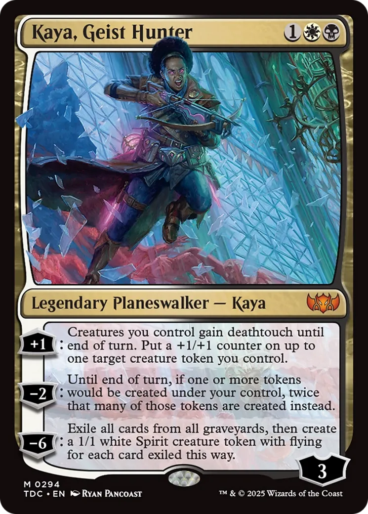 Kaya, Geist Hunter — Tarkir: Dragonstorm Commander — Magic: The Gathering