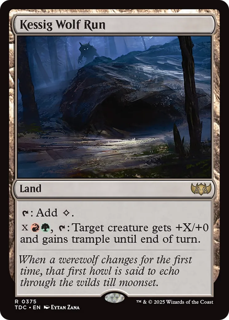 Garenne au Loup de Kessig — Tarkir: Dragonstorm Commander — Magic: The Gathering