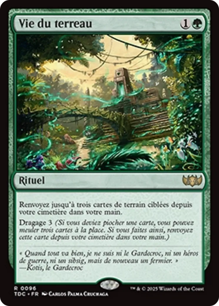 Vie du terreau — Tarkir: Dragonstorm Commander — Magic: The Gathering