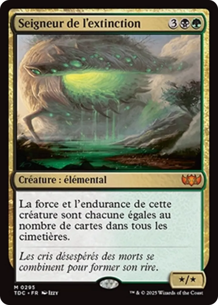Seigneur de l'extinction — Tarkir: Dragonstorm Commander — Magic: The Gathering