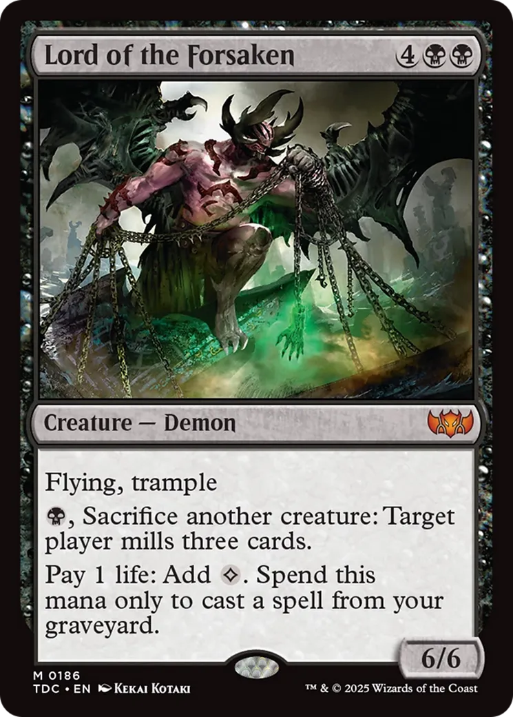 Lord of the Forsaken — Tarkir: Dragonstorm Commander — Magic: The Gathering
