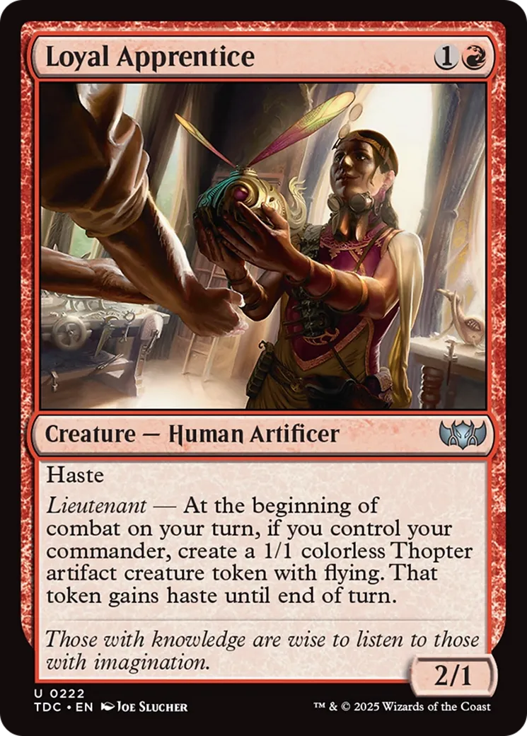 Apprentie loyale — Tarkir: Dragonstorm Commander — Magic: The Gathering