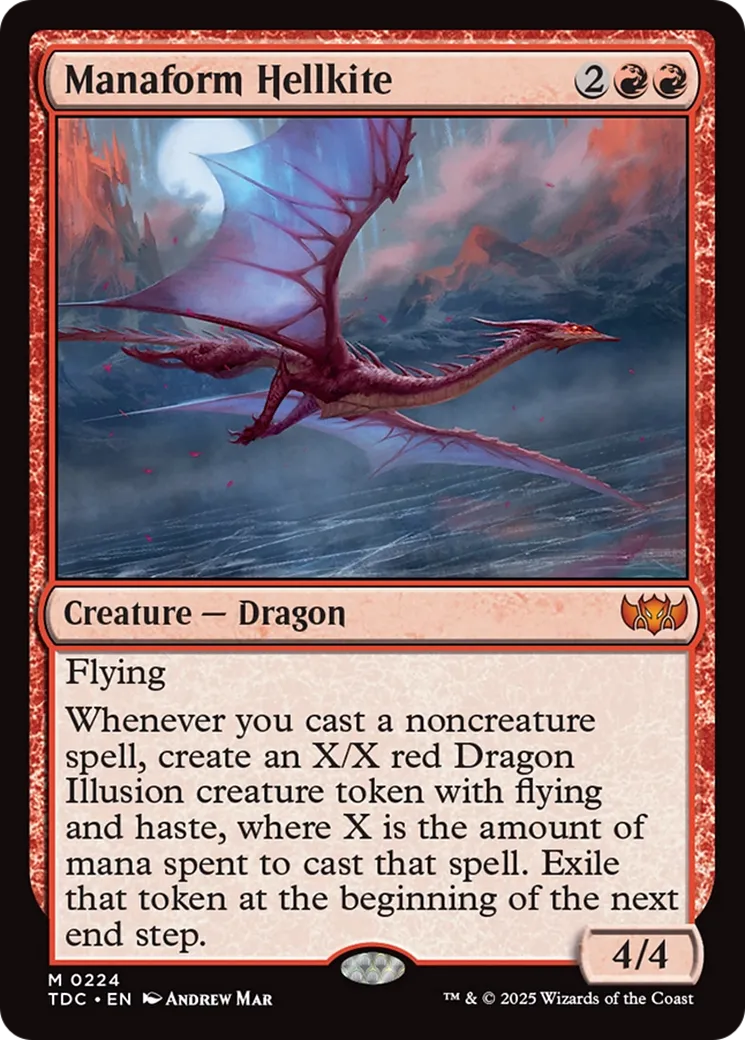 Escouflenfer manaforme — Tarkir: Dragonstorm Commander — Magic: The Gathering