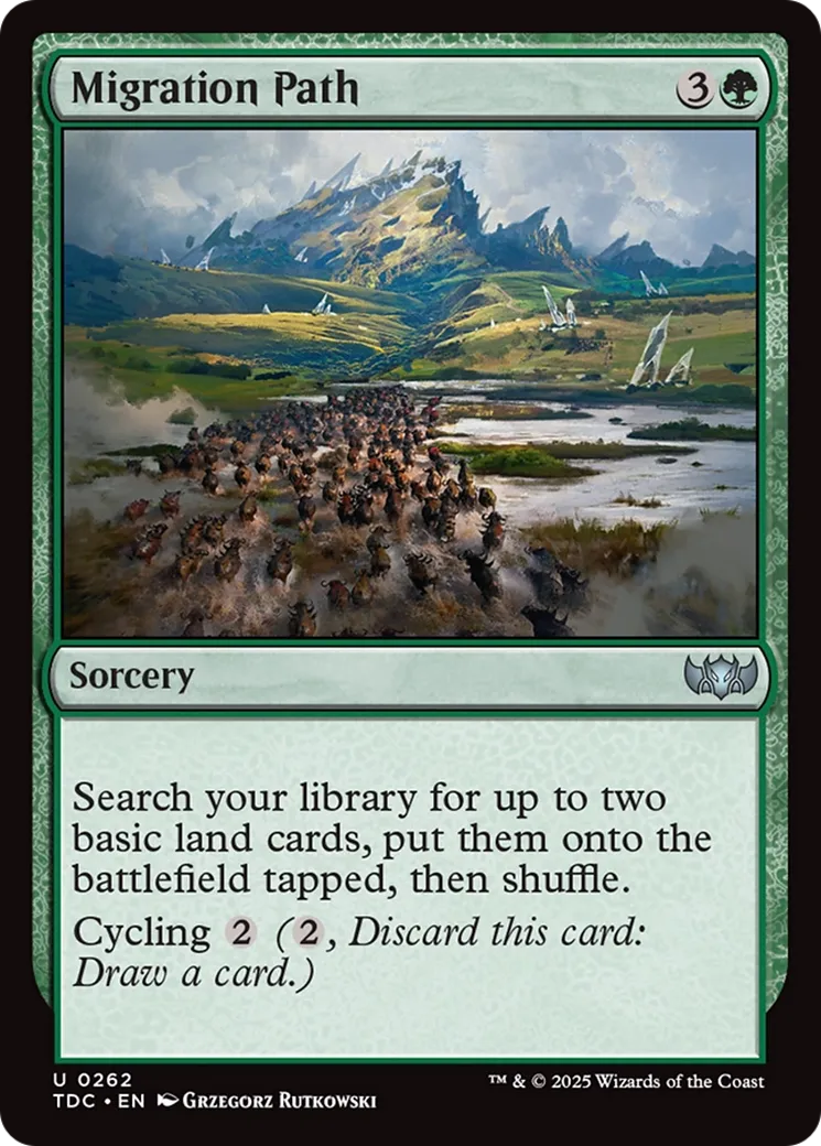 Voie migratoire — Tarkir: Dragonstorm Commander — Magic: The Gathering