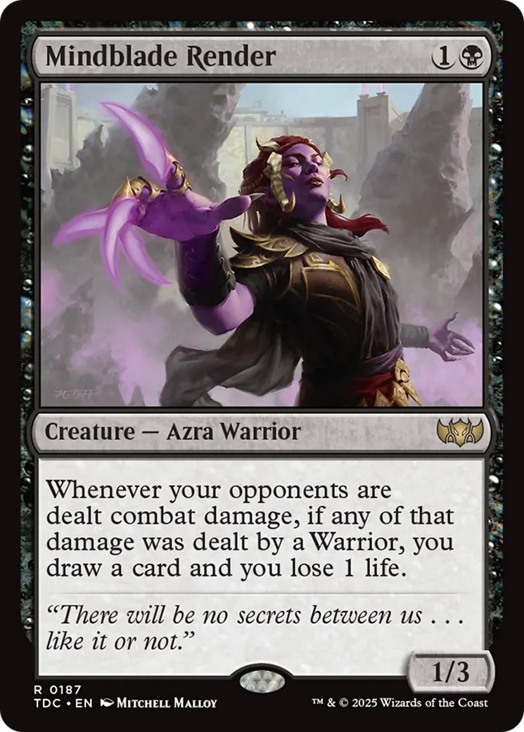Déchiqueteuse aux lames cérébrales — Tarkir: Dragonstorm Commander — Magic: The Gathering