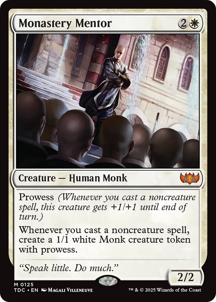 Mentor du monastère — Tarkir: Dragonstorm Commander — Magic: The Gathering