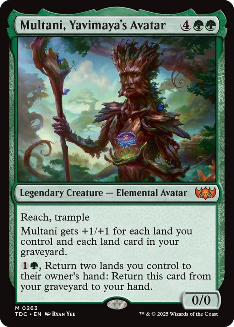 Multani, Yavimaya's Avatar — Tarkir: Dragonstorm Commander — Magic: The Gathering