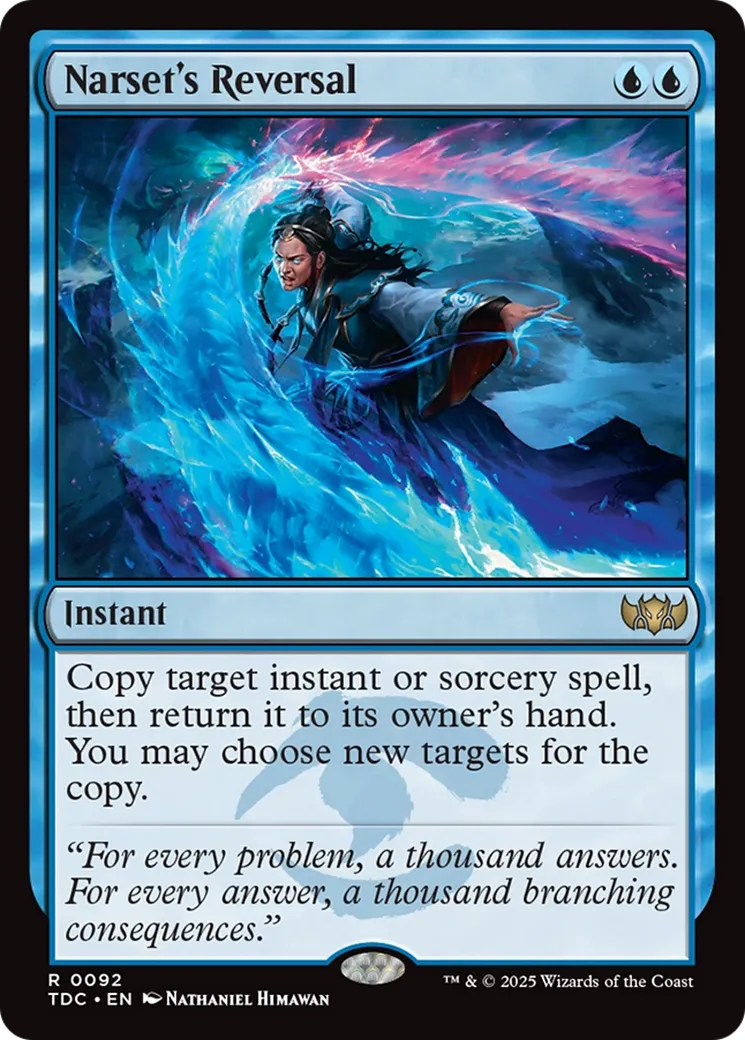 Inversion de Narset — Tarkir: Dragonstorm Commander — Magic: The Gathering