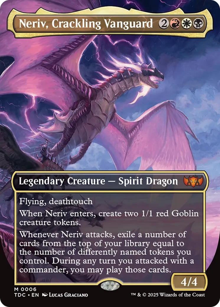 Neriv, avant-garde crépitante — Tarkir: Dragonstorm Commander — Magic: The Gathering