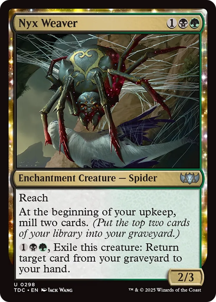 Nyx Weaver — Tarkir: Dragonstorm Commander — Magic: The Gathering