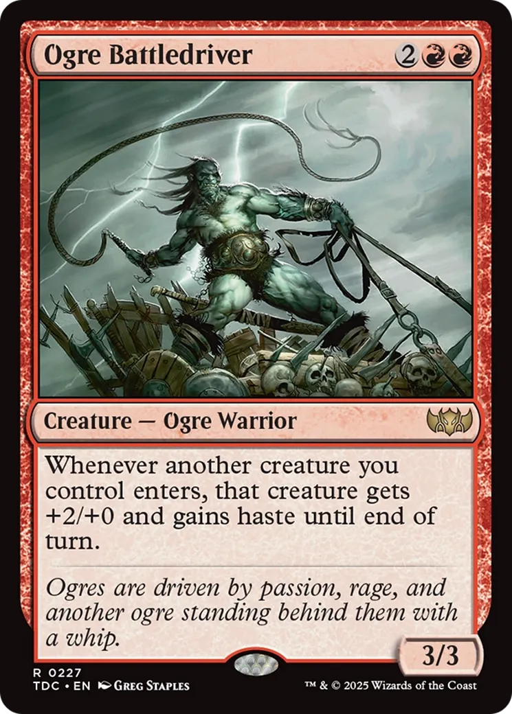 Ogre Battledriver — Tarkir: Dragonstorm Commander — Magic: The Gathering