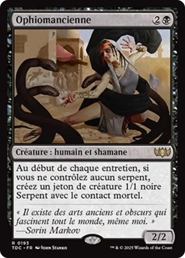 Ophiomancienne — Tarkir: Dragonstorm Commander — Magic: The Gathering