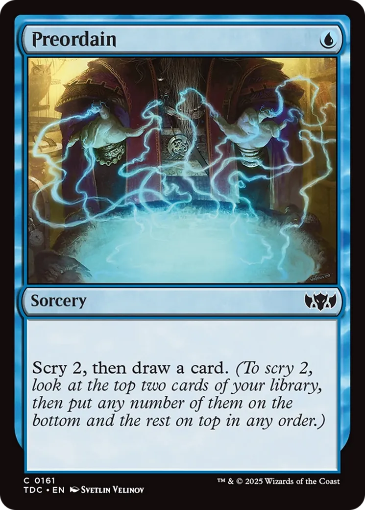 Prédestination — Tarkir: Dragonstorm Commander — Magic: The Gathering