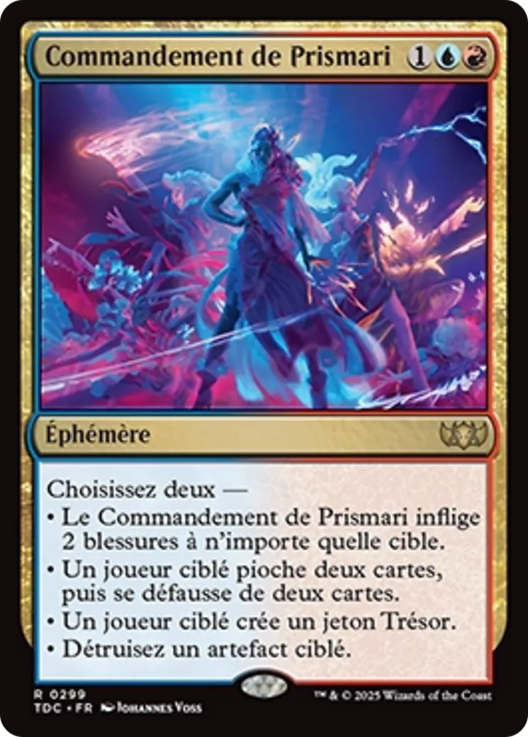 Commandement de Prismari — Tarkir: Dragonstorm Commander — Magic: The Gathering