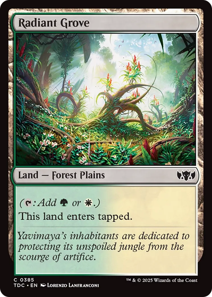 Radiant Grove — Tarkir: Dragonstorm Commander — Magic: The Gathering