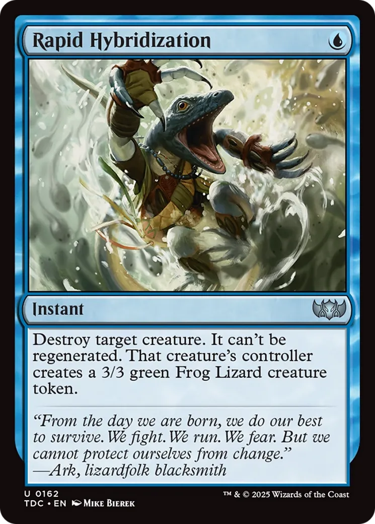 Rapid Hybridization — Tarkir: Dragonstorm Commander — Magic: The Gathering