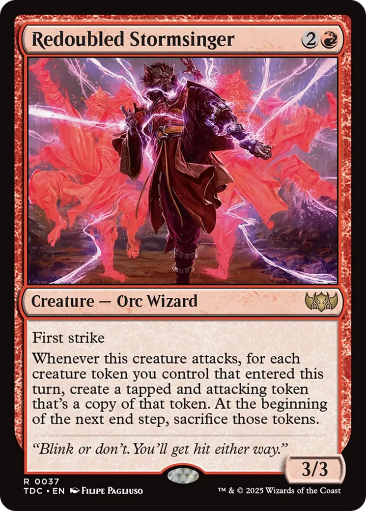 Chanteur d'orage redoublé — Tarkir: Dragonstorm Commander — Magic: The Gathering