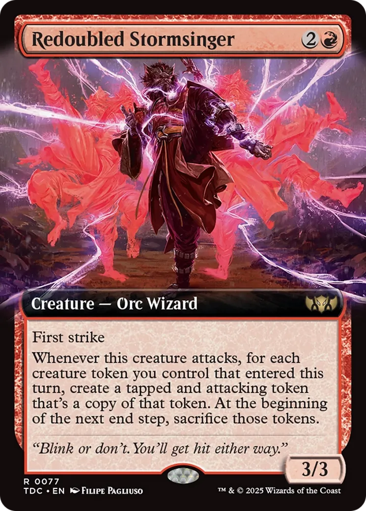 Chanteur d'orage redoublé — Tarkir: Dragonstorm Commander — Magic: The Gathering