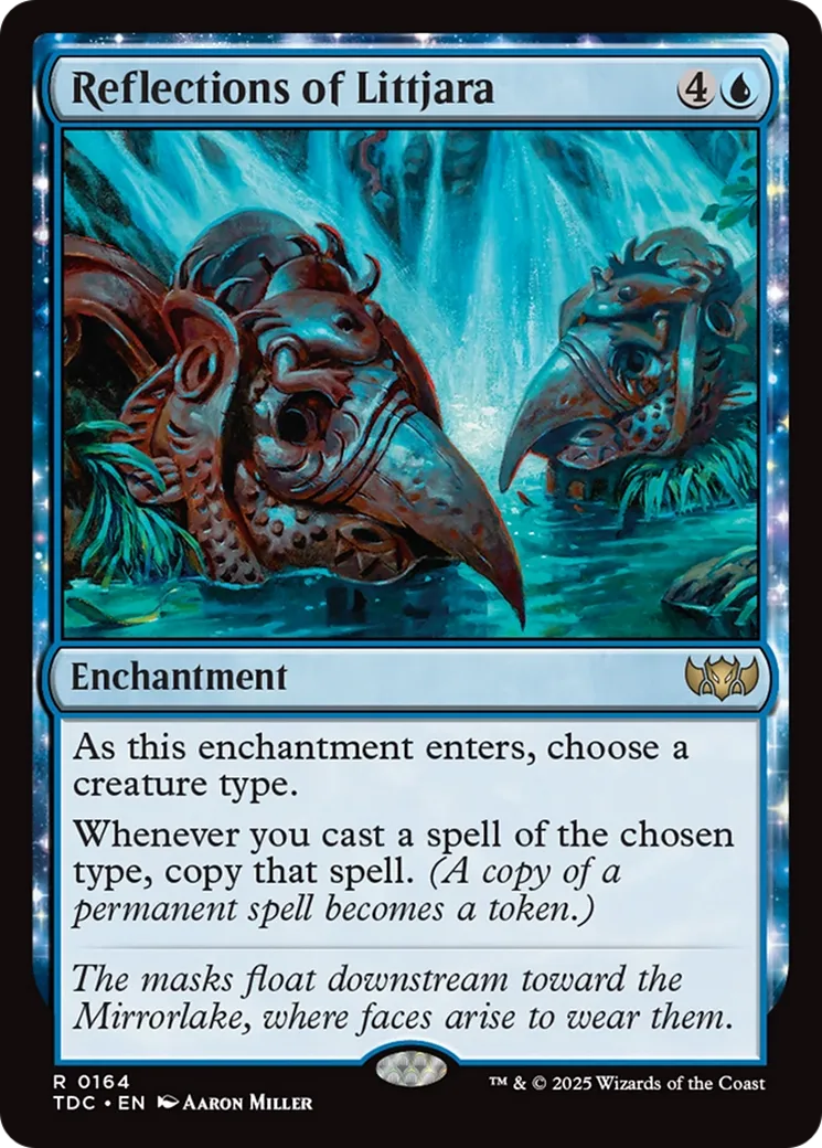 Reflections of Littjara — Tarkir: Dragonstorm Commander — Magic: The Gathering