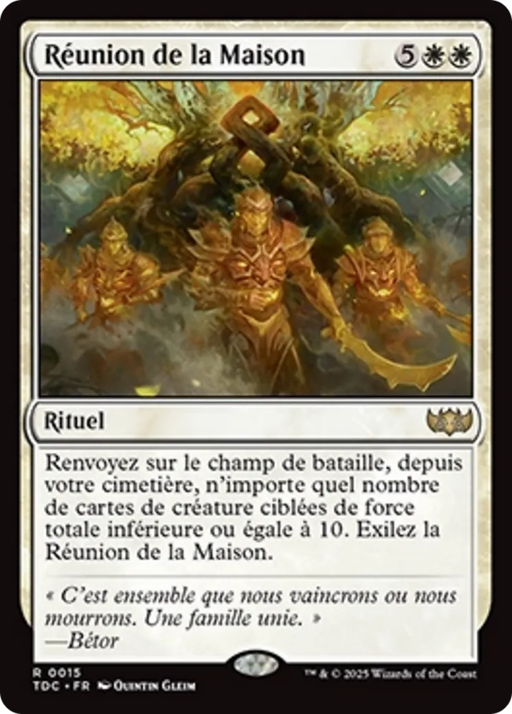 Réunion de la Maison — Tarkir: Dragonstorm Commander — Magic: The Gathering