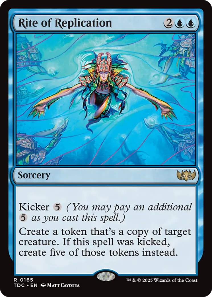 Rite de duplication — Tarkir: Dragonstorm Commander — Magic: The Gathering