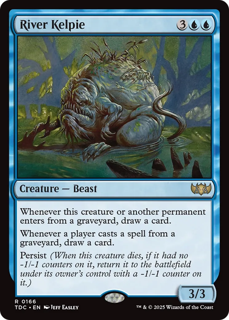 Kelpie des rivières — Tarkir: Dragonstorm Commander — Magic: The Gathering