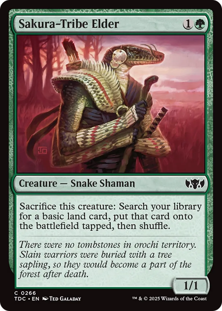Ancêtre de la tribu Sakura — Tarkir: Dragonstorm Commander — Magic: The Gathering