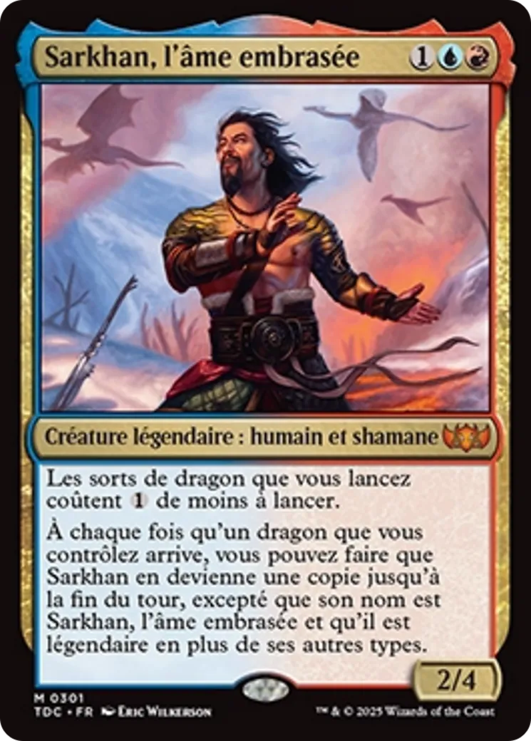 Sarkhan, l'âme embrasée — Tarkir: Dragonstorm Commander — Magic: The Gathering